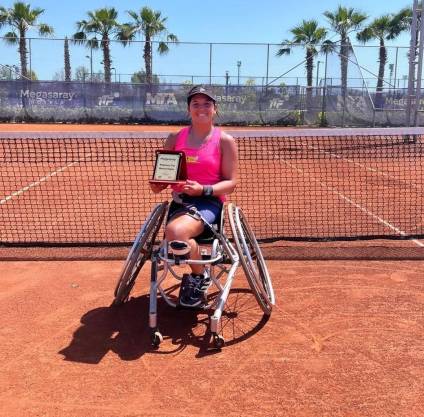Tenis adaptado: Florencia Moreno volvió a festejar en Turquía